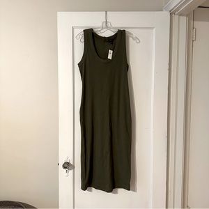 Banana Republic Factory Olive Maxi Dress